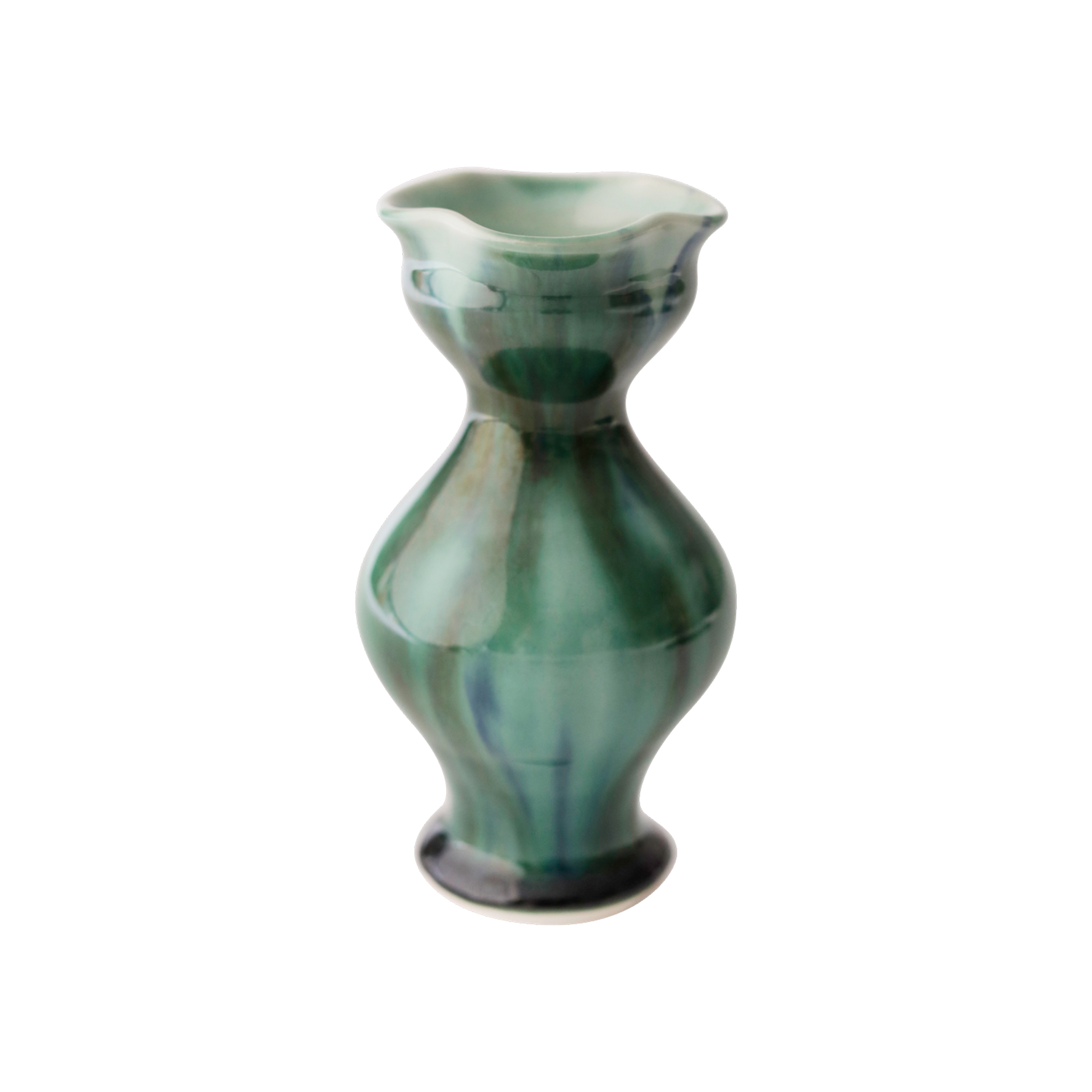 Porcelain Bud Vase Green