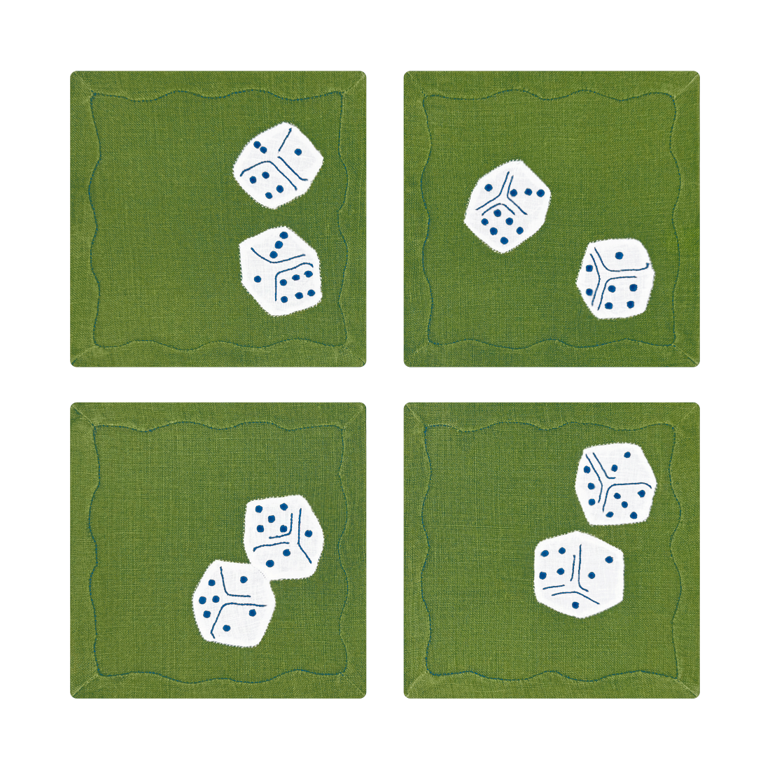 Roll the Dice, Set of 4 - New