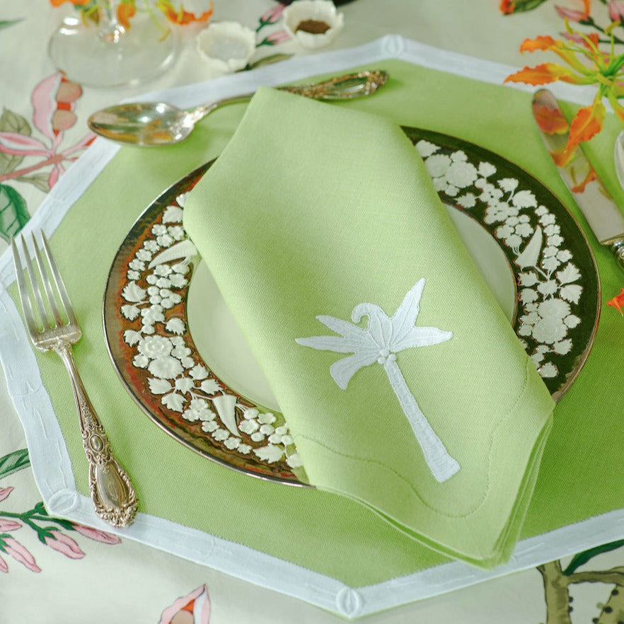 Bamboo Placemat Lime, Set of 2