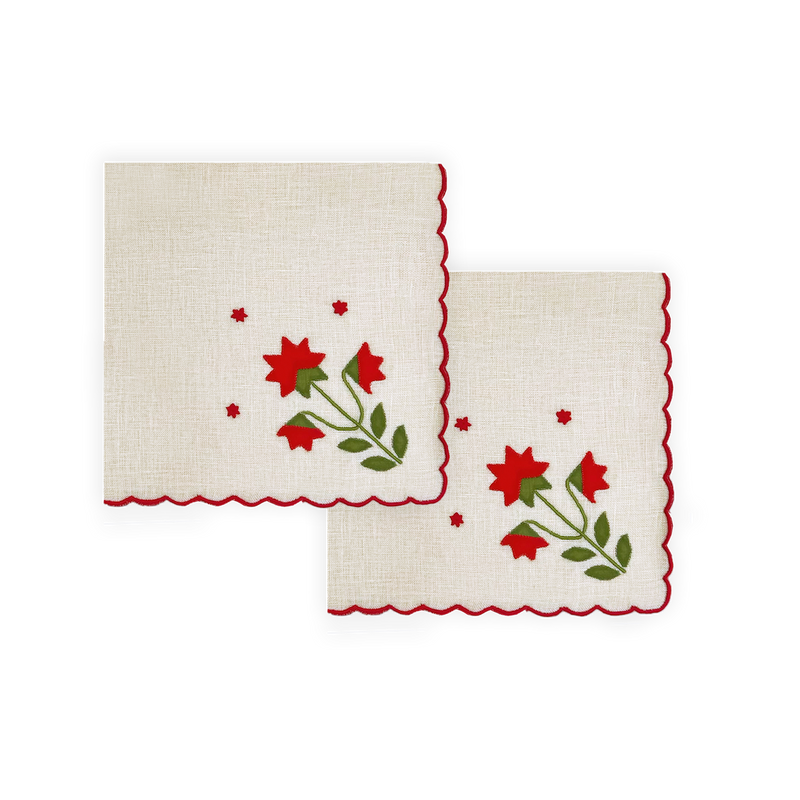 Carolina Lily Dinner Napkins, Set of 2