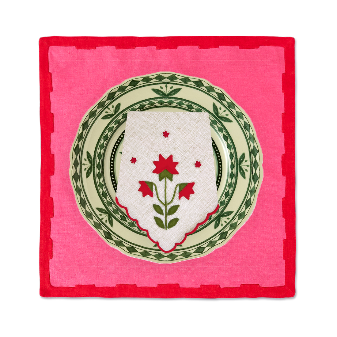 Carolina Lily Dinner Napkins, Set of 2
