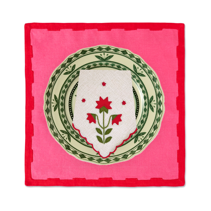Carolina Lily Dinner Napkins, Set of 2