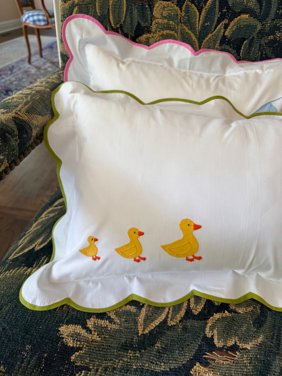 Three Little Ducks Boudoir Pillow - New