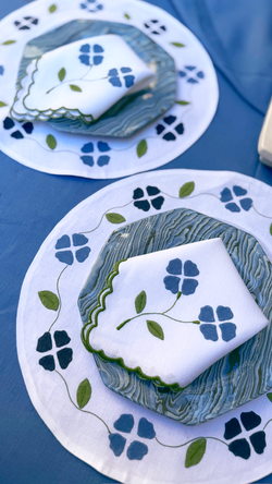 Matisse Placemats, Shades of Blue, Set of 2