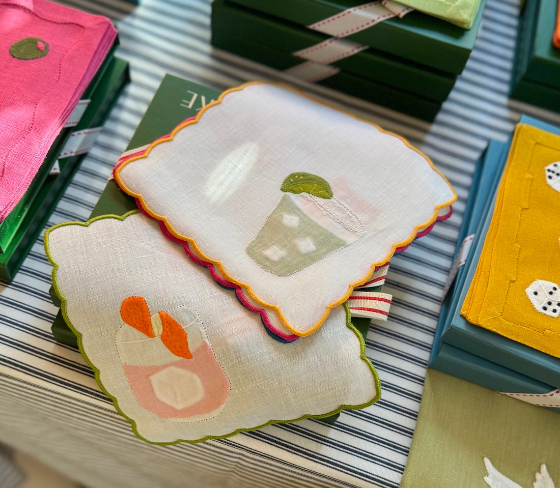 Happy Hour Napkins, Set of 4