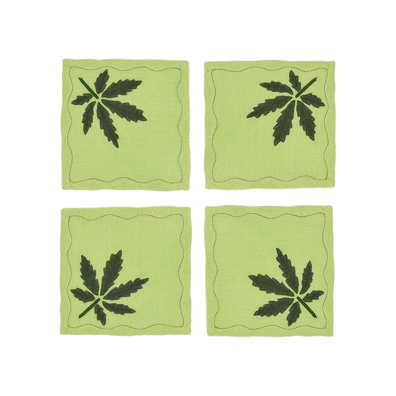 Mary Jane Cocktail Napkins, Set of 4