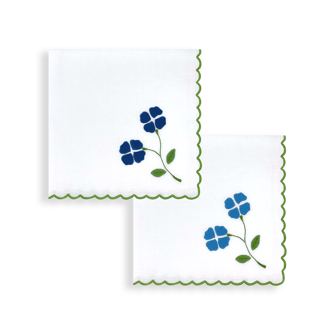 Matisse Dinner Napkins, Shades of Blue, Set of 2