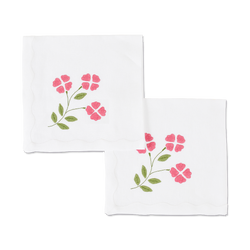 Matisse Floral Dinner Napkins, Pink, Set of 2 - Last 3 Sets