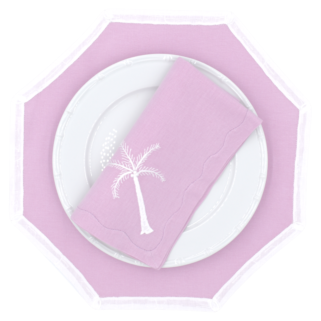 Bamboo Placemat Lilac, Set of 2