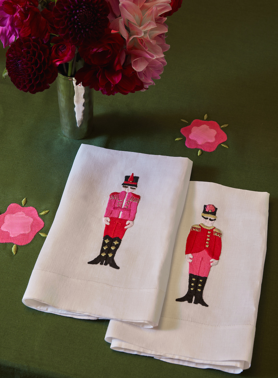 Nutcracker Guest Towels, Set of 2